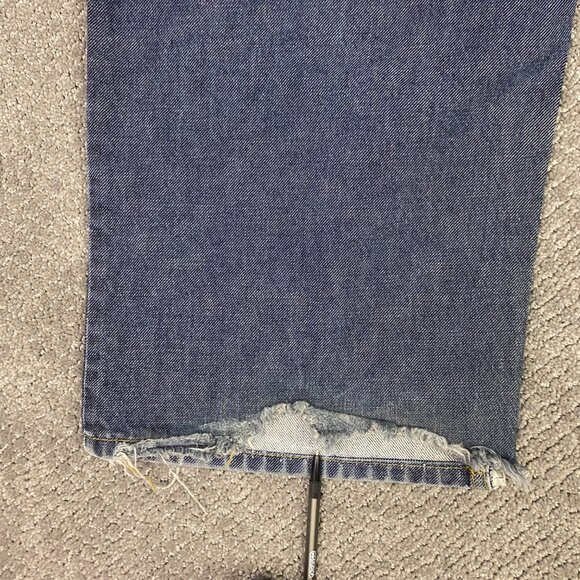 Vintage Y2K Gap Super Wide Leg Jeans Men's Women's 30 x 33 Baggy Skater Grunge - Picture 8 of 15